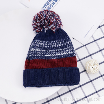 Nuevo sombrero de punto de lana para mujeres